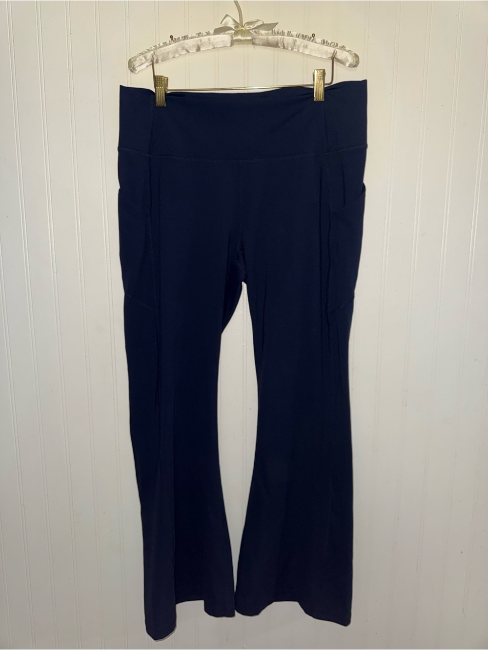 Fabletics Navy Flare Yoga Pants